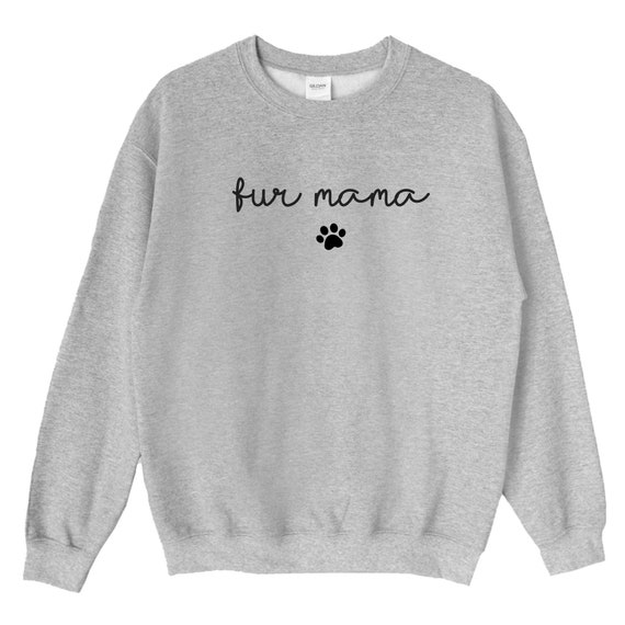 Fur Mom Paw Heavy Blend Crewneck Sweatshirt Fur Mom Sweatshirt Fur Lover Sweater Pet Lover Crew Sweater Fur Mom Dog Mama UNISEX Etsy Australia