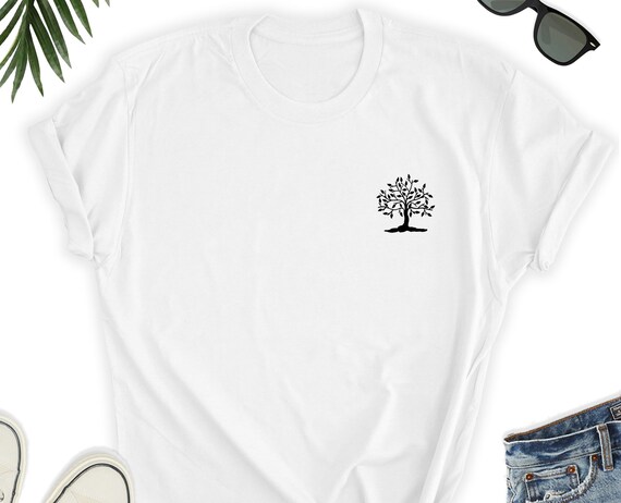 Tree Icon Shirt Tree Shirt Cute Tree Shirt Minimalist Tree | Etsy