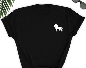 Lion Shirt, Lion T-Shirt, Lion minimalistisch shirt, Lion Icon T-shirt, Lion Tees, Lion Kleding, Lion Lover Kleding, Unisex Shirt T-Shirt