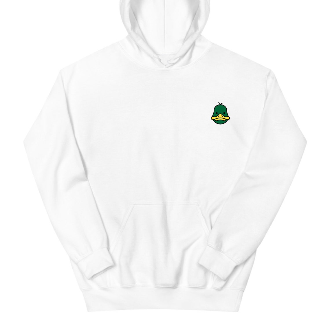 Duck Hoodie Cute Duck Face Hoodie Duck Lover Hoodie Funny Etsy