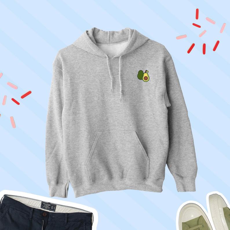 Avocado Hoodie Avocado Hoodie Cute Avocado Sweater Avocado | Etsy