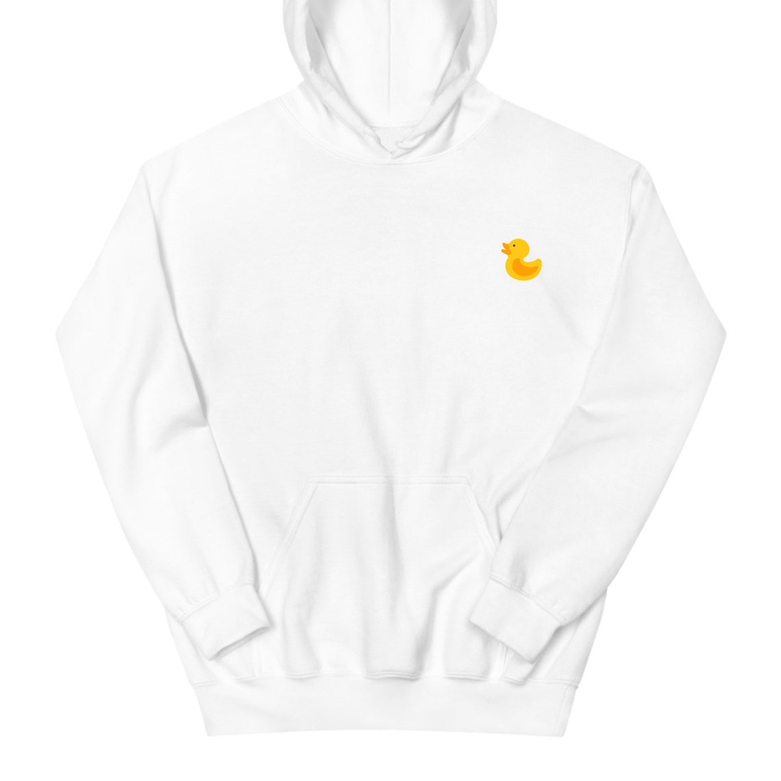 Yellow Duck Hoodie Duck Hoodie Funny Yellow Duck Sweater Etsy