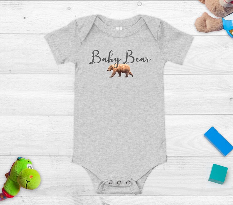 Baby Bear Bodysuit Baby Body suit Baby Shower gift Baby Boy Girl Onesie Newborn gift