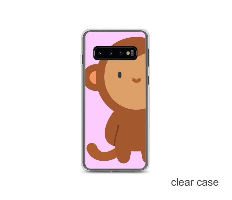 Monkey Iphone Case // Cute Monkey Case // Samsung Case // Etsy