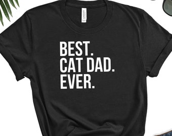 Beste Katze Papa Shirt T-Shirt / Beste Katze Papa T-Shirts / Katze Papa Shirt / Katze Papa Shirts / Geschenk für Papa / Papa Shirts / Katzen Papa T-Shirt / Katze Papa Shirt