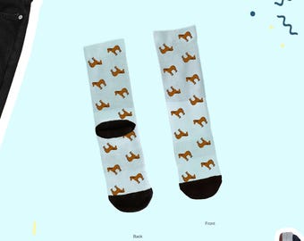 Horse Socks, Pony Socks, Horse Icon Socks, Cute Horse Socks, Horse lover Socks, Horse Icon Gifts, Pony Gift