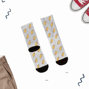 Hot Dog Socks, Hot Dogs Socks, Fun Hot Dog Socks, Cute Hot Dog Socks, Hot Dog lover Socks, Fun Hot Dog Gifts, Hot Dogs Gift