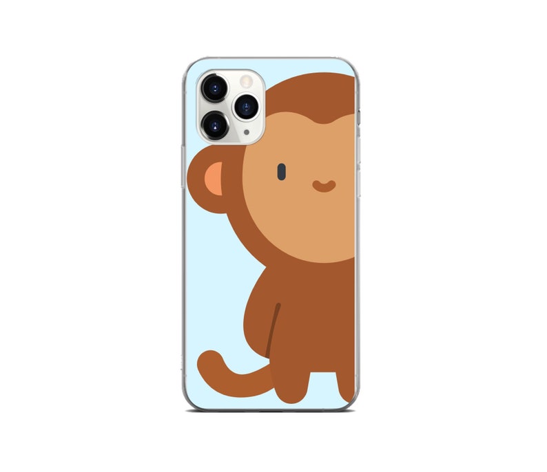 Monkey Iphone Case // Cute Monkey Case // Samsung Case // Etsy