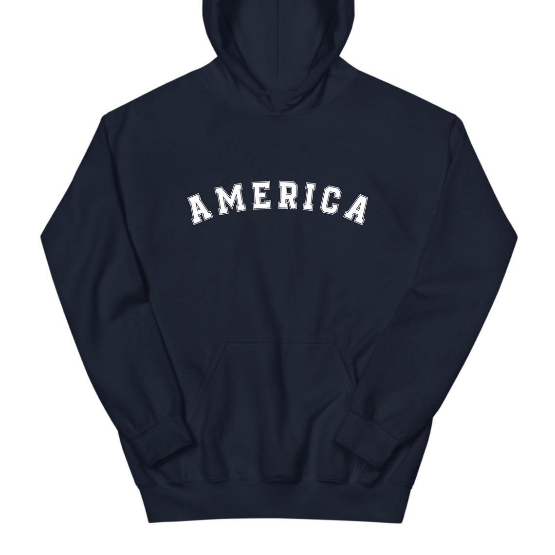 America Hoodie / America Sweater / 4th of July gift / USA Etsy