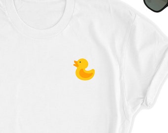 Duck Shirt // Cute Duck T-Shirt // Yellow Duck Tee // Duck Top // Duck Tee // Unisex Duck Tee