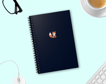 Fox Journal spiraal notebooks, Foxes Journal, cadeau voor Fox minnaar vriend notebook, Foxes Notebook Journal, schattige Fox Journal notebook