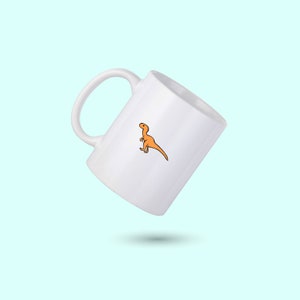 T-Rex Coffee Mug, T-Rex Personalized Mug, Dinosaur Coffee Cup, T-Rex Lover Mug, Gift for Him, Gift for Her, Co-worker Gift
