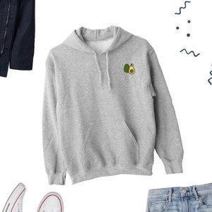 Avocado Hoodie, Avocado Hoodie, Süßer Avocado Pullover, Avocado Liebhaber Geschenk, Avocado Frucht Geschenk, Frucht Liebhaber Pullover, Avocado Sweatshirt