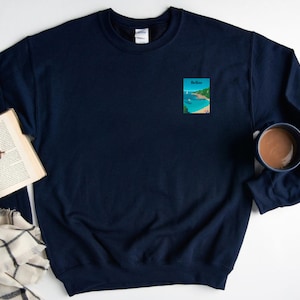 Belize Sweater, Belize Sweatshirt, Belize Cute Sweater, Gift for Belize Friend, Belize Top Gift, Belize UNISEX Top Sweatshirt, Belize Top