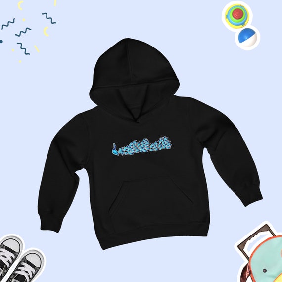 Peacock blue hoodie hotsell