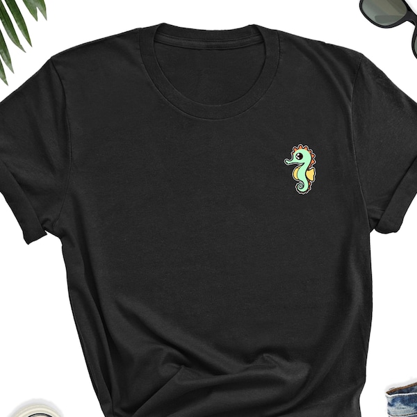 Seahorse Shirt, Cute Seahorse Lover T-Shirt, Seahorse Tee Shirt, Seahorse Lover Gift Shirt, Seahorse Tee, Gift For Ocean Lover Friend Shirt