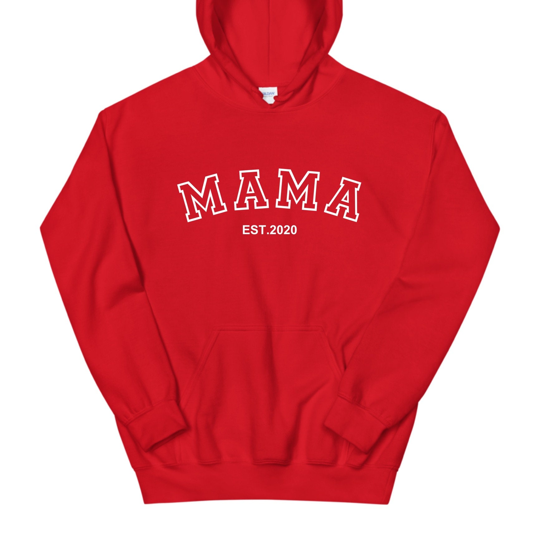 Custom Mama Hoodie / Mother Established Hoodie / Mom Sweater / | Etsy