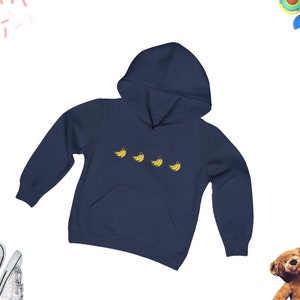 Banana Kids Toddler Hoodies Sweaters, Banana Kid Gift, Gift for Banana Fruit Lover Kid, Banana Hoodie Gift, Fruits Lover Kids Hoodies Gift