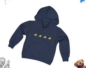 Banana Kids Toddler Hoodies Sweaters, Banana Kid Gift, Gift for Banana Fruit Lover Kid, Banana Hoodie Gift, Fruits Lover Kids Hoodies Gift