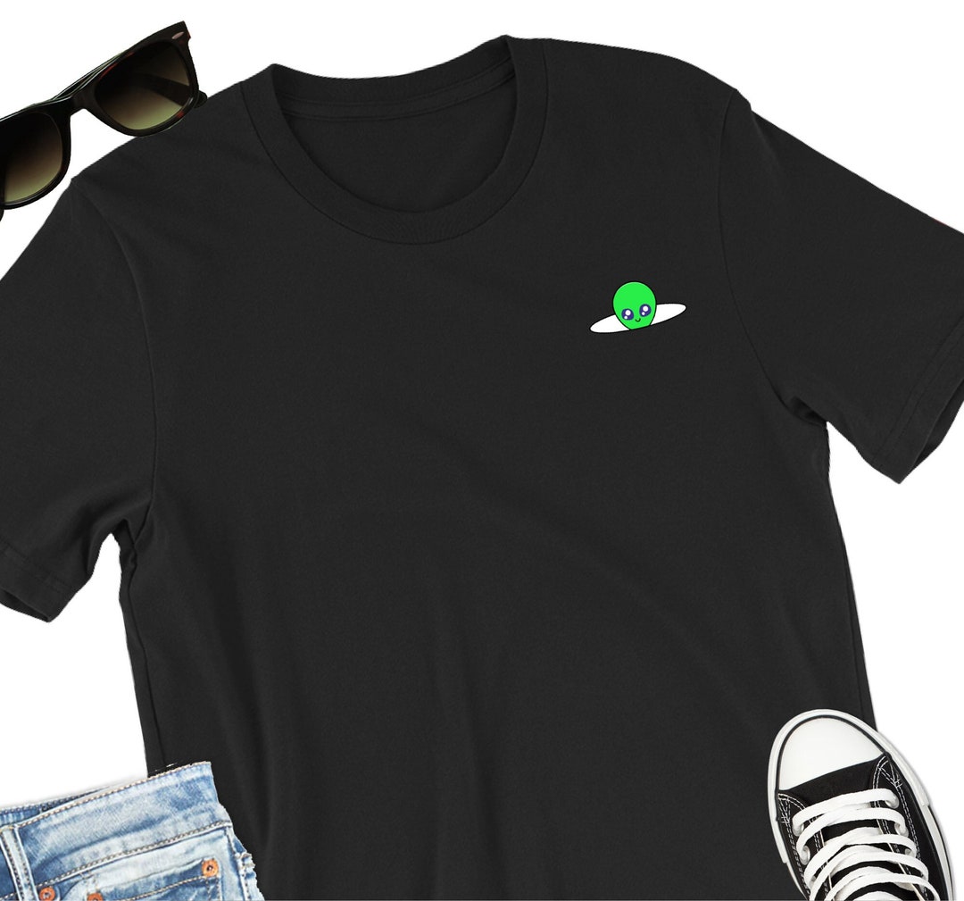 Alien Shirt, Cute Alien Face T-shirt, Alien Tee Shirt, Fun Alien Gift ...