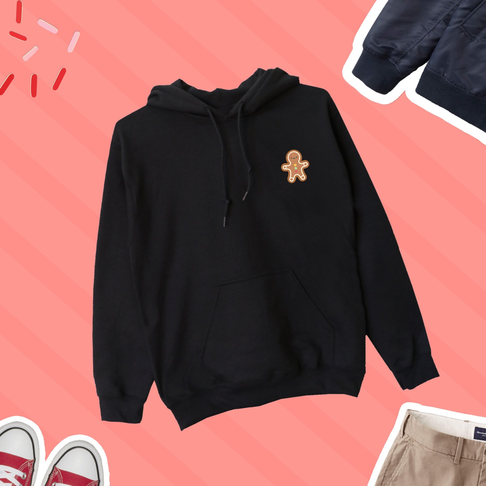 Christmas Cookie Hoodie Cute Christmas Cookie Hoodie Etsy