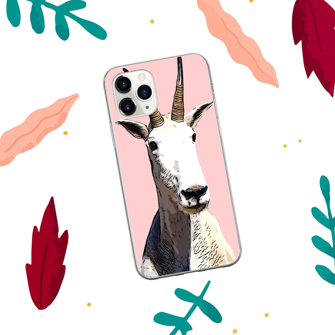 Goat Custom iPhone Case // Cute Goat Case // Samsung Case // | Etsy