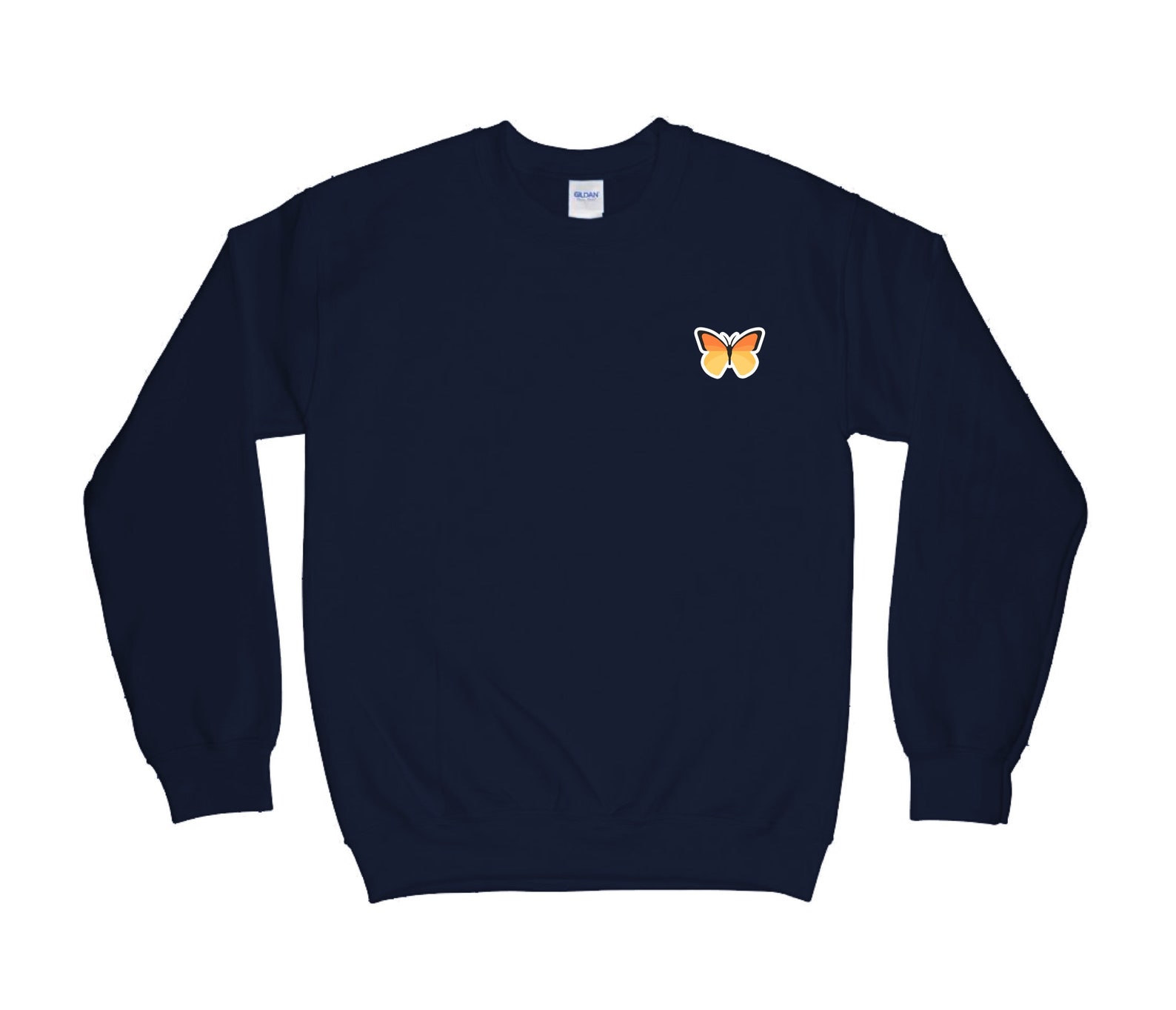 Butterfly Sweatshirt Cute Butterfly Sweater Butterflies Etsy