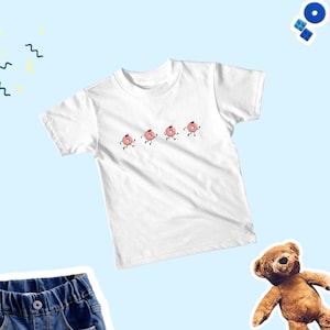 Donut Cute Kids Shirt, Fun Donut Child Tee, Donuts Lover Kids T-Shirt, Doughnut Icon Baby Bodysuit, Donut Lover Baby Shirt KIDS SHIRT UNISEX