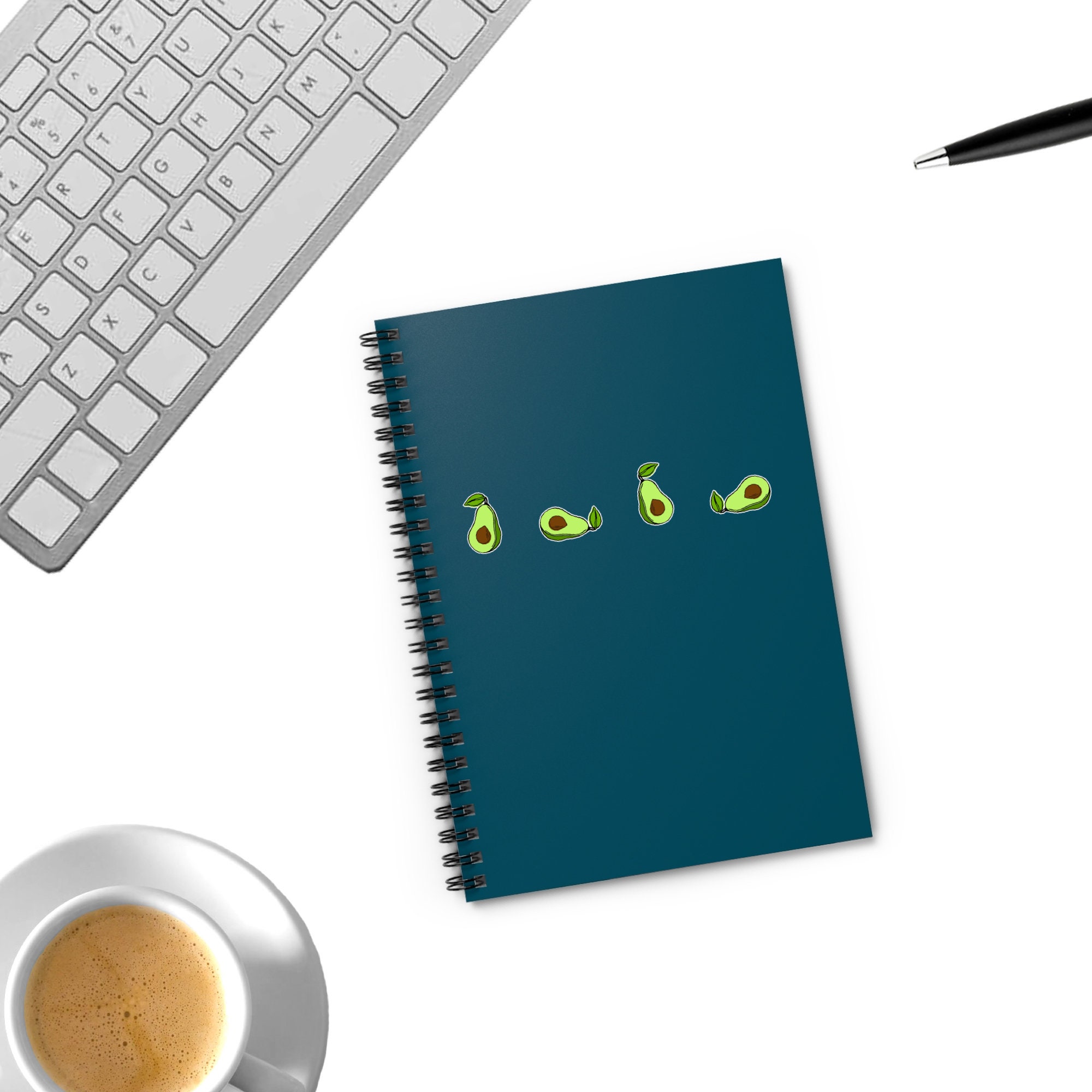 Avocado Notebook Journal, Avocado Cute Journal, Gift for Avocado Lover ...