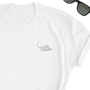 Mouse Icon T-Shirt, Simple Mouse Graphic Tee, Fun Rat Friend Jersey, Minimalist Mouse Shirt, Mouse Lover Friend, Fun Rat Shirt UNISEX Shirt