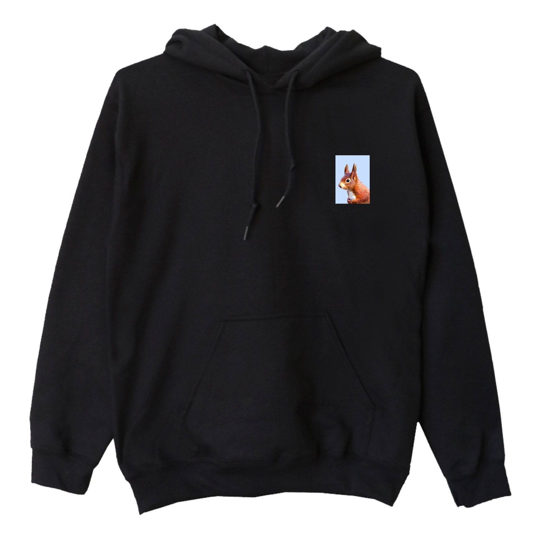 Squirrel Hoodie Squirrel Lover Hooded Sweatshirt Cute Etsy