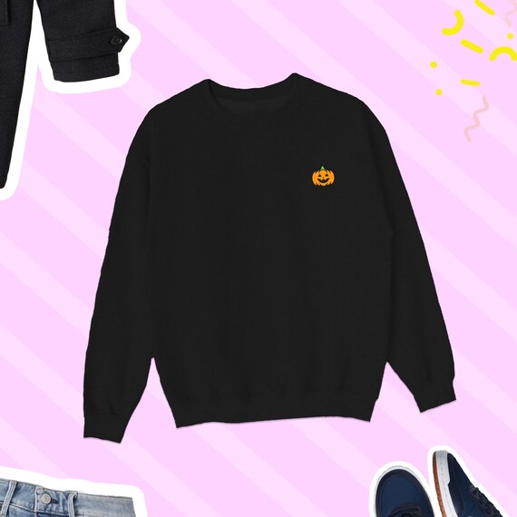Pumpkin Icon Sweatshirt, Pumpkin Sweater, Pumpkin Halloween Lover Sweater, Halloween Sweatshirt, Pumpkin Halloween Top Gift, Halloween Lover