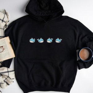 Wal Hoodie, Süßer Wal Hoodie, Wal Liebhaber Kapuzenpullover, Wal Sweatshirt, Süßes Wal Geschenk, Ozean Wal Liebhaber UNISEX ADULTS Hoodie