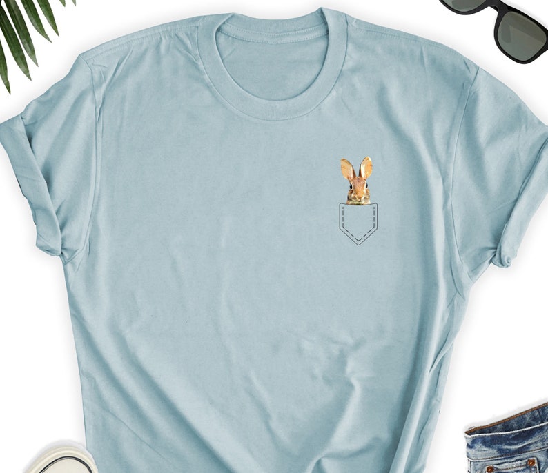 shirt with rabbit logo