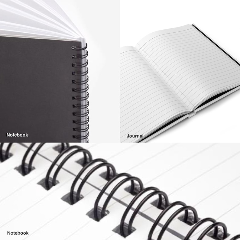 Ghosts Journal Spiral Notebooks, Halloween Ghosts Journal, Gift Halloween Ghost Lover Notebook, Halloween Ghost Notebook, Cute Ghost Journal image 9