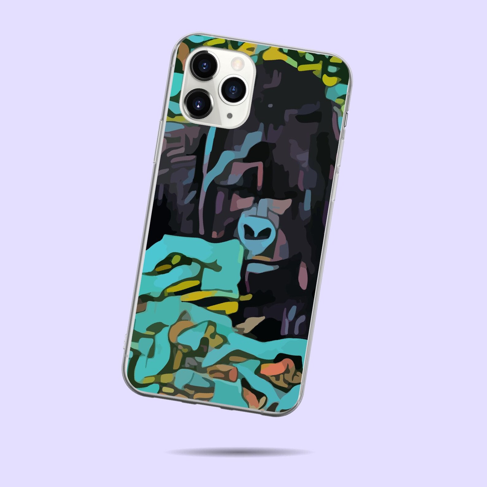 Gorilla Phone Case / Cute Custom Gorilla Case / Customizable Etsy