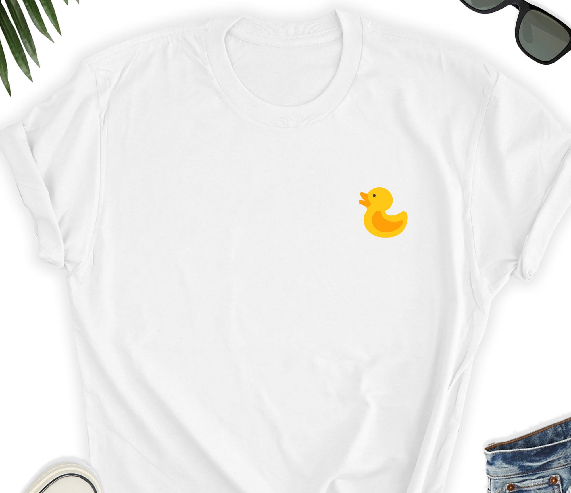 Duck Shirt // Cute Duck T-shirt // Yellow Duck Tee // Duck Top // Duck Tee  // Unisex Duck Tee - Etsy