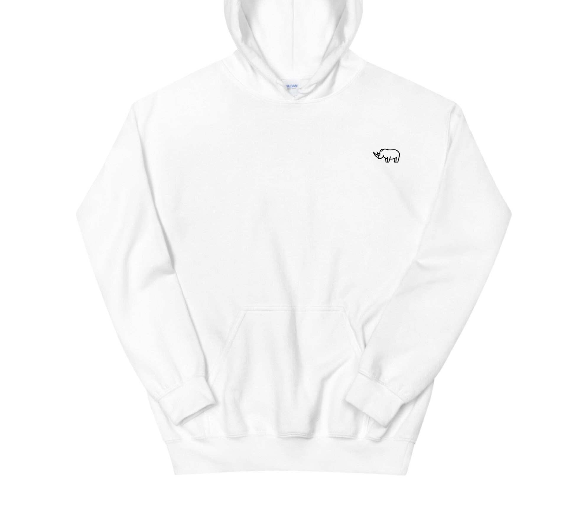 Rhino Heavy Blend Hooded Sweatshirt Hoodie / Rhino Hoodie / Etsy