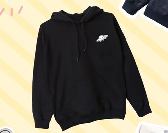 Alien Space Ship Icon Hoodie, UFO Ship Icon Hoodie, Space Ship Top, Space Sweater, Unisex Space Ship Icon Hoodie, UFO Hoodie, Cute Alien Tee