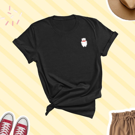 Polar Bear Shirt, Polar Bear Icon Tee, Polar Bear Lover, Polar Bear with Scarf T-shirt, Polar Bear Tee Shirt, Polar Bear Love UNISEX T-shirt