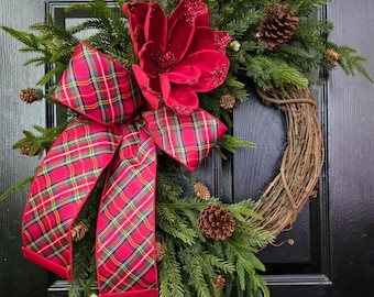 Christmas Wreath,  Holiday Wreath, Winter  Door Decor