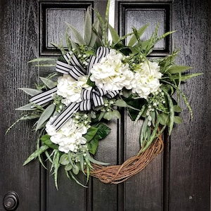 Wreaths for Front Door, Summer Wreath, Farmhouse Wreath, Rustic Wreath, Greenery Wreath, Summer Wreaths, Spring Wreath, Front Door Wreath