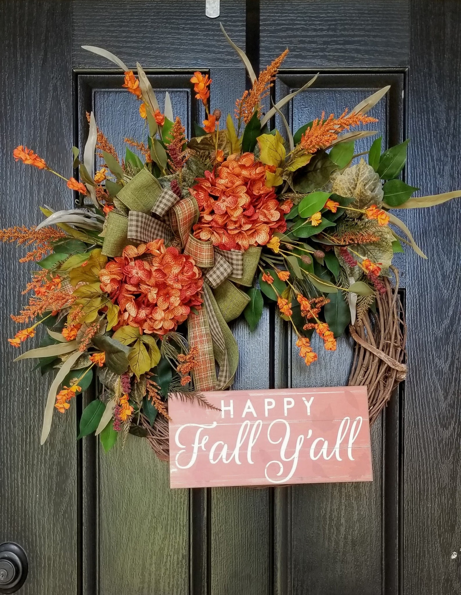 Wreaths for Front Door Fall Wreath Fall Wreaths for Front Etsy