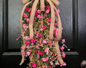 Couronne d'été pour porte d'entrée, décoration de ferme, objet décoratif de porte d'été