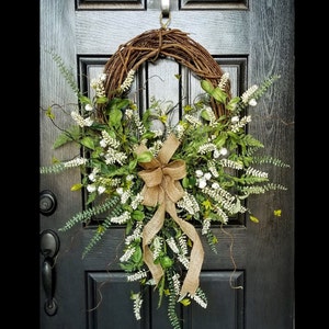 Wreaths for Front Door, Year Round Wreath, Summer Wreath