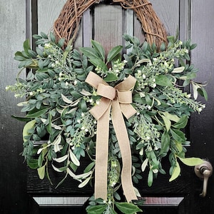 Wreaths for Front Door, Year Round Wreath, Summer Wreath