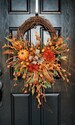 Fall Wreath, Fall Wreaths for Front Door, Front Door Wreath, Hydrangea Wreath 