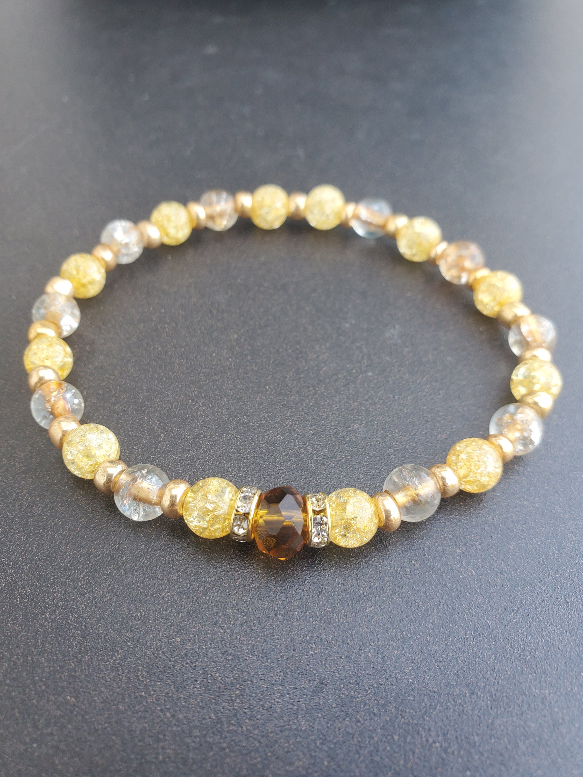 Fancy beaded bracelet Etsy