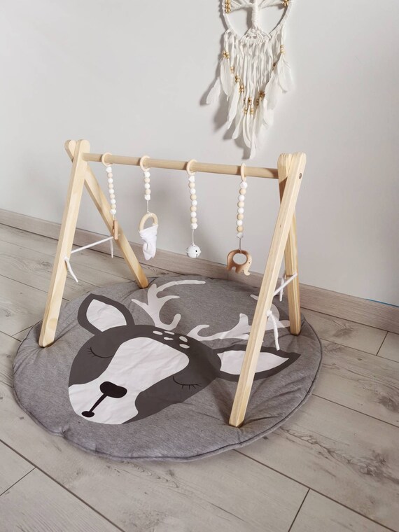 Arche D Eveil En Bois Brut Portique D Eveil En Bois Etsy Arche D Eveil En Bois Brut Portique D Eveil En Bois Etsy