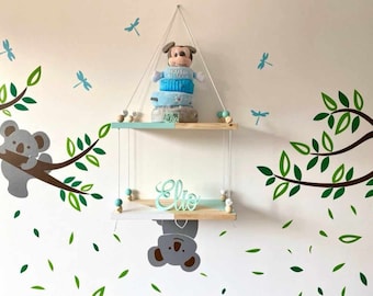 Hanging shelf/shelf/wall shelf/wooden learning arch/Wooden learning portico/child/wall decoration/child's room decoration